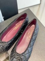 Chanel Ballet Flats Black For Women - Image 10