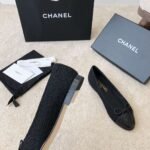 Chanel Ballet Flats Black For Women - Image 2