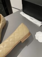 Chanel Ballet Flats Beige For Women - Image 2