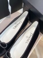 Chanel Ballet Flats Black For Women - Image 6