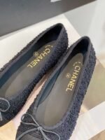Chanel Ballet Flats Black For Women - Image 9