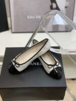 Chanel Ballet Flats White For Women - Image 2