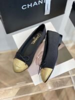 Chanel Ballet Flats Black For Women - Image 7