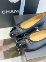 Chanel Ballet Flats Black For Women G02819 Y01552 94305 - Image 5