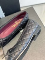 Chanel Ballet Flats Black For Women - Image 7
