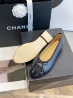 Chanel Ballet Flats Black For Women G02819 Y01552 94305 - Image 6
