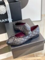 Chanel Ballet Flats Black For Women - Image 6