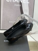 Chanel Ballet Flats Black For Women - Image 7