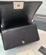 Chanel Boy Black For Women 25cm/9.8in A67086 - Image 5