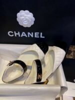 Chanel Mary Jane Flats White For Women - Image 3