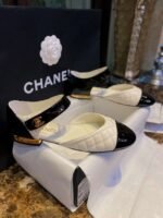 Chanel Mary Jane Flats White For Women - Image 2