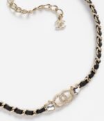 Chanel Choker Gold Black & Crystal For Women - ABG276-B21852-U3435 - Image 3
