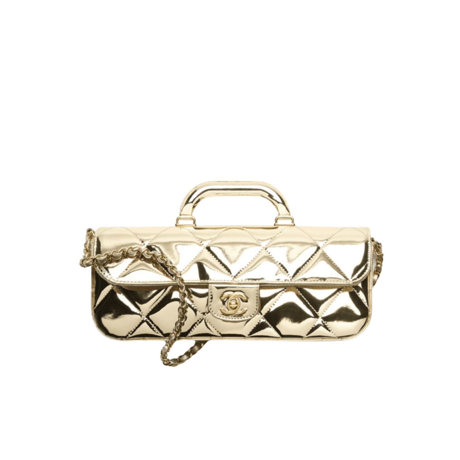 Chanel-Flap-Bag-Large-With-Top-Handle-11.8in30cm-Light-Gold-Gold-Hardware-For-Women-AS5807-B21985-NT671.png Chanel Flap Bag Large With Top Handle Bag 11.8in/ 30cm Light Gold Metallic Gold Hardware For Women AS5807-B21985-NT671 - Image 1