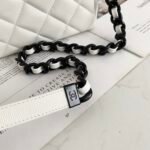 Chanel Flap Bag Mini Crossbody 7.9in/ 20cm White Gold Hardware For Women - Image 6