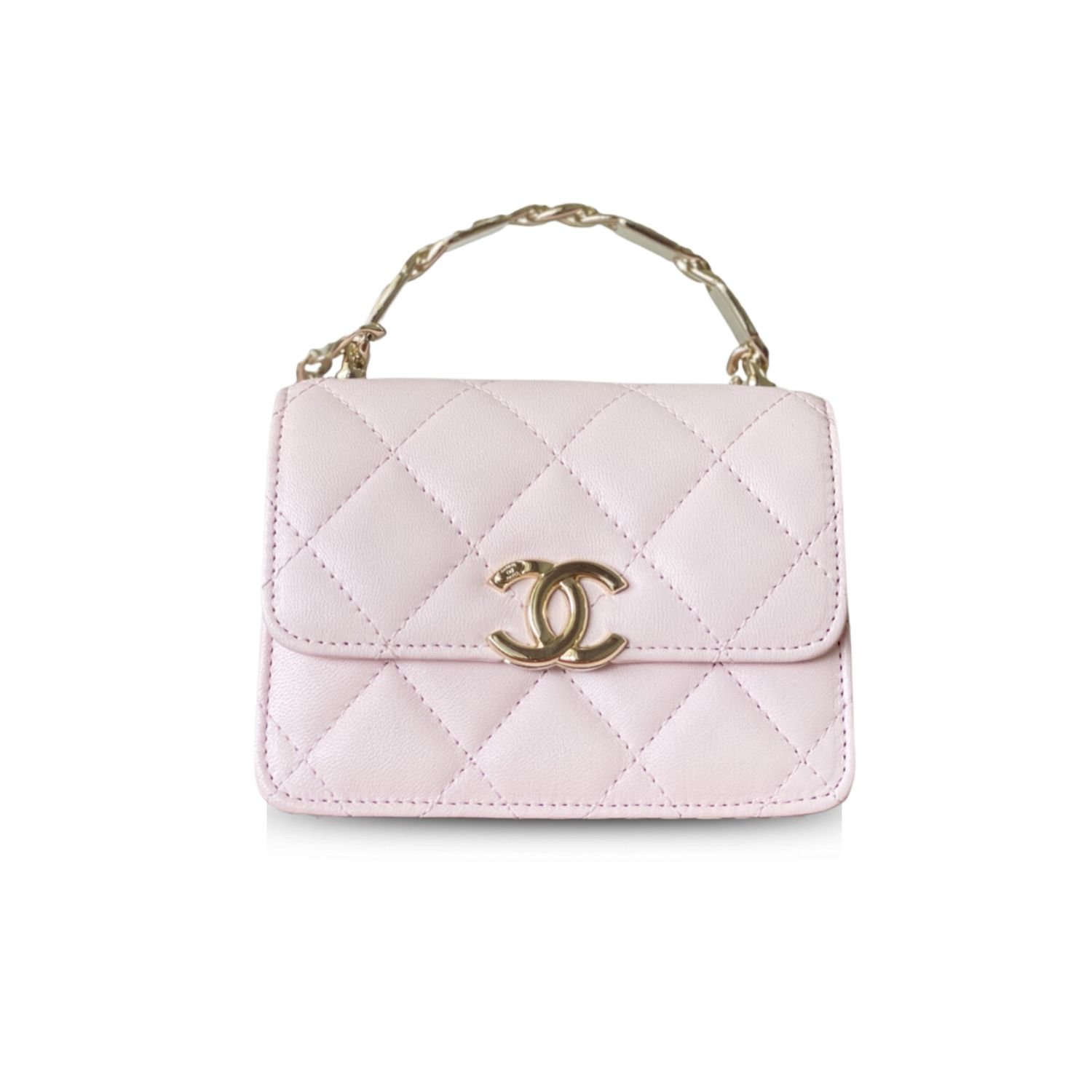 Chanel-HAAS-Mini-Bag-16.jpg Chanel HAAS Mini Bag Pink For Women 3,7in/9,5cm - Image 1