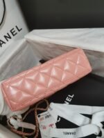 Chanel Kelly Top Handle Bag 7.8in/ 19cm Blush Pink Gold Hardware For Women - Image 5