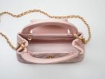 Chanel Kelly Top Handle Bag 7.8in/ 19cm Light Pink Gold Hardware For Women - Image 11