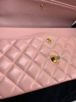 Chanel Classic Large Crossbody Bag 11.7in/ 30cm Light Pink Gold Hardware For Women A58600 Y04059 NW780 - Image 7