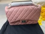 Chanel Classic Large Crossbody Bag 11.7in/ 30cm Light Pink Gold Hardware For Women A58600 Y04059 NW780 - Image 2