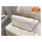 [True-to-ORIGINAL] Chanel Large Deauville Pearl Tote Bag 15in/ 38cm White Gold Hardware For Women A66941 - Image 3