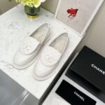Chanel Moccasins White For Women - Image 6