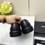 Chanel Moccasins Black For Women - Image 6