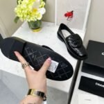 Chanel Moccasins Black For Women - Image 8