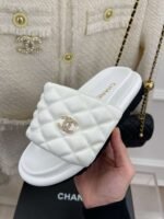 Chanel Mules White For Women - Image 9