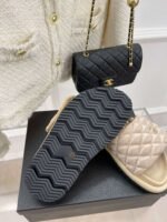 Chanel Mules Beige For Women - Image 4
