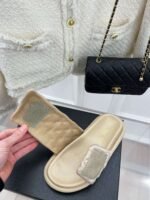Chanel Mules Beige For Women - Image 5