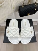 Chanel Mules White For Women - Image 5