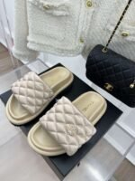 Chanel Mules Beige For Women - Image 6