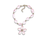Chanel Necklace Gold/ Pink For Women ABG771-B23047-U6312