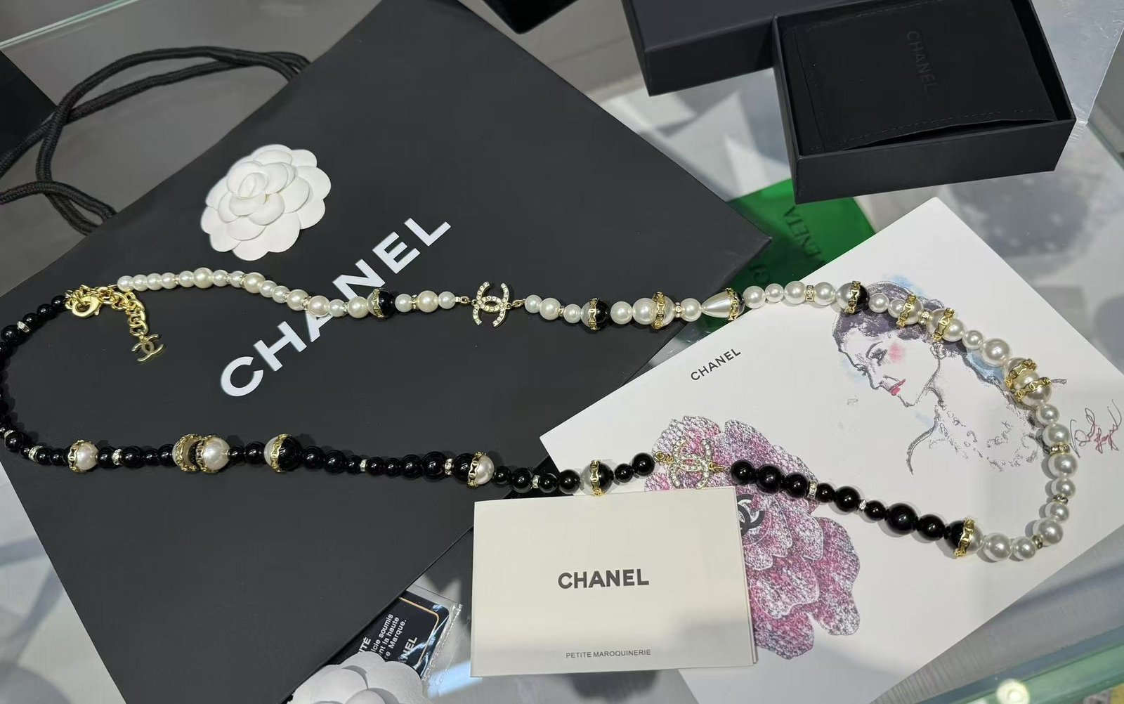 Chanel-Necklace-pearl.jpg Chanel Necklace - Image 1