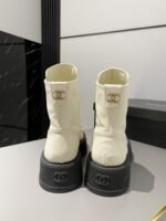 Chanel Short Boots White For Women - Image 2