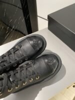 Chanel Short Boots Black For Women - Image 7