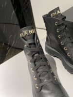 Chanel Short Boots Black For Women - Image 6