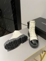 Chanel Short Boots White For Women - Image 8