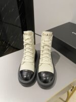 Chanel Short Boots White For Women - Image 3