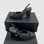 Chanel Slingbacks Black For Women G45509-B20352-94305 - Image 4