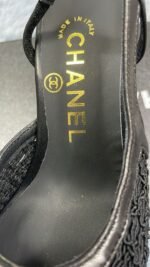 Chanel Slingbacks Black For Women G45509-B20352-94305 - Image 6