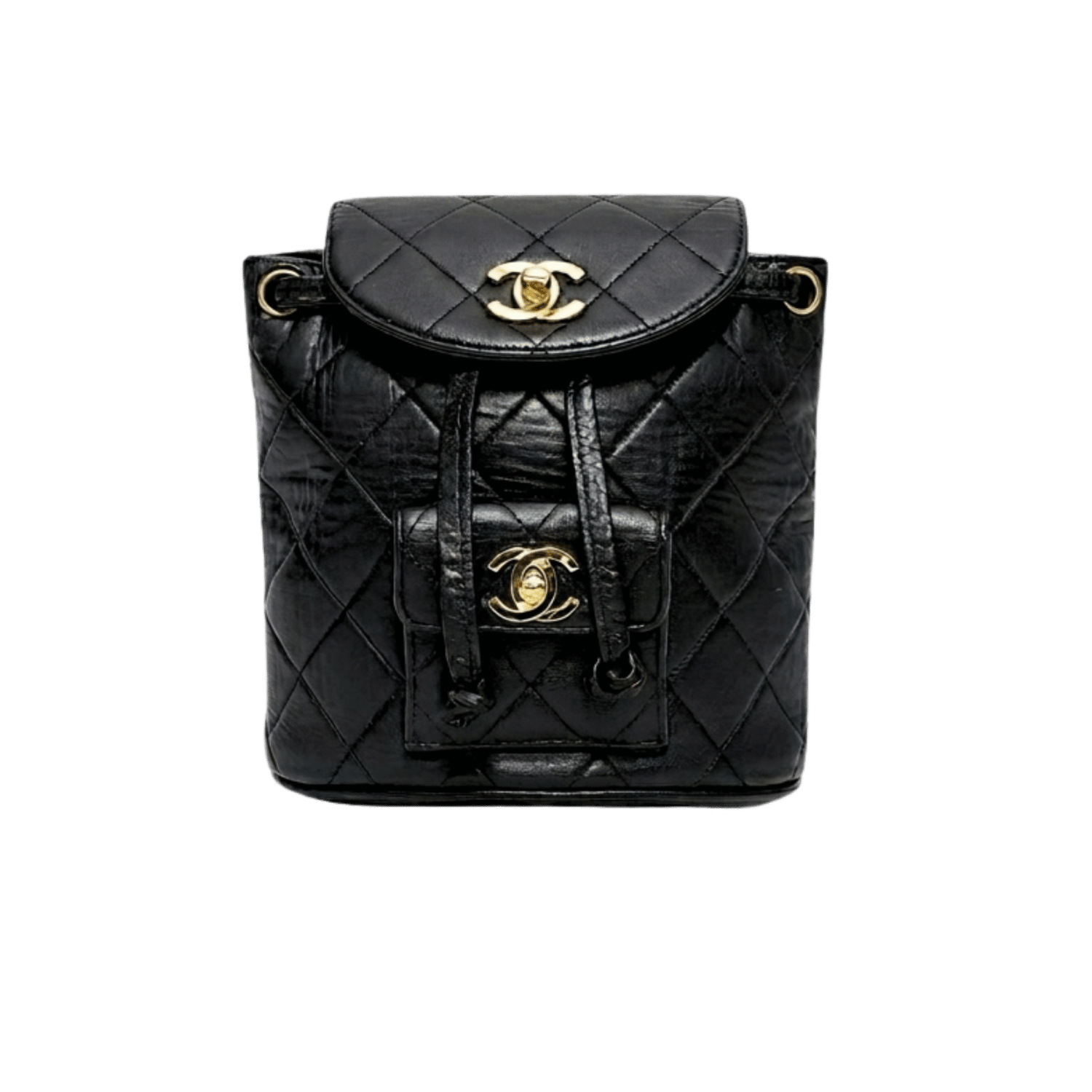 Chanel-Small-Vintage-Duma-Backpack-6.7in-17cm-Black-Gold-Hardware-For-Women-2.png Chanel Small Vintage Duma Backpack 6.7in/ 17cm Black Gold Hardware For Women - Image 1