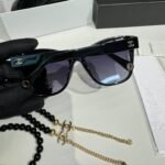Chanel Square Sunglasses Black For Women A71510 X02016 S2218 - Image 5