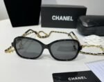 Chanel Square Sunglasses Black For Women A40911 X06074 S2214
