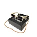 Square Sunglasses Beige And Gold For Women A71510 X08101 S9713