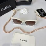 Square Sunglasses Beige And Gold For Women A71510 X08101 S9713 - Image 6