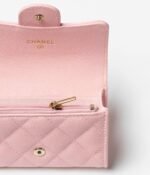 Chanel Classic Card Holder Wallet Light Pink 8.5cm/3.3in - AP4096-B10583-U2360 - Image 3