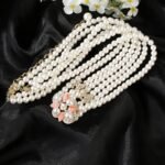 Chanel Triple-Strand Pearl & Floral Gold-Toned For Women - Image 6