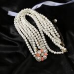 Chanel Triple-Strand Pearl & Floral Gold-Toned For Women - Image 7