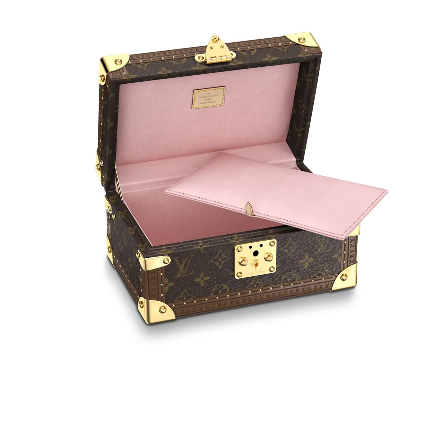 Coffret-Tresor-24-1.jpg Louis Vuitton Coffret Tresor 24 Pink For Women 9.8in/25cm M20292 - Image 1